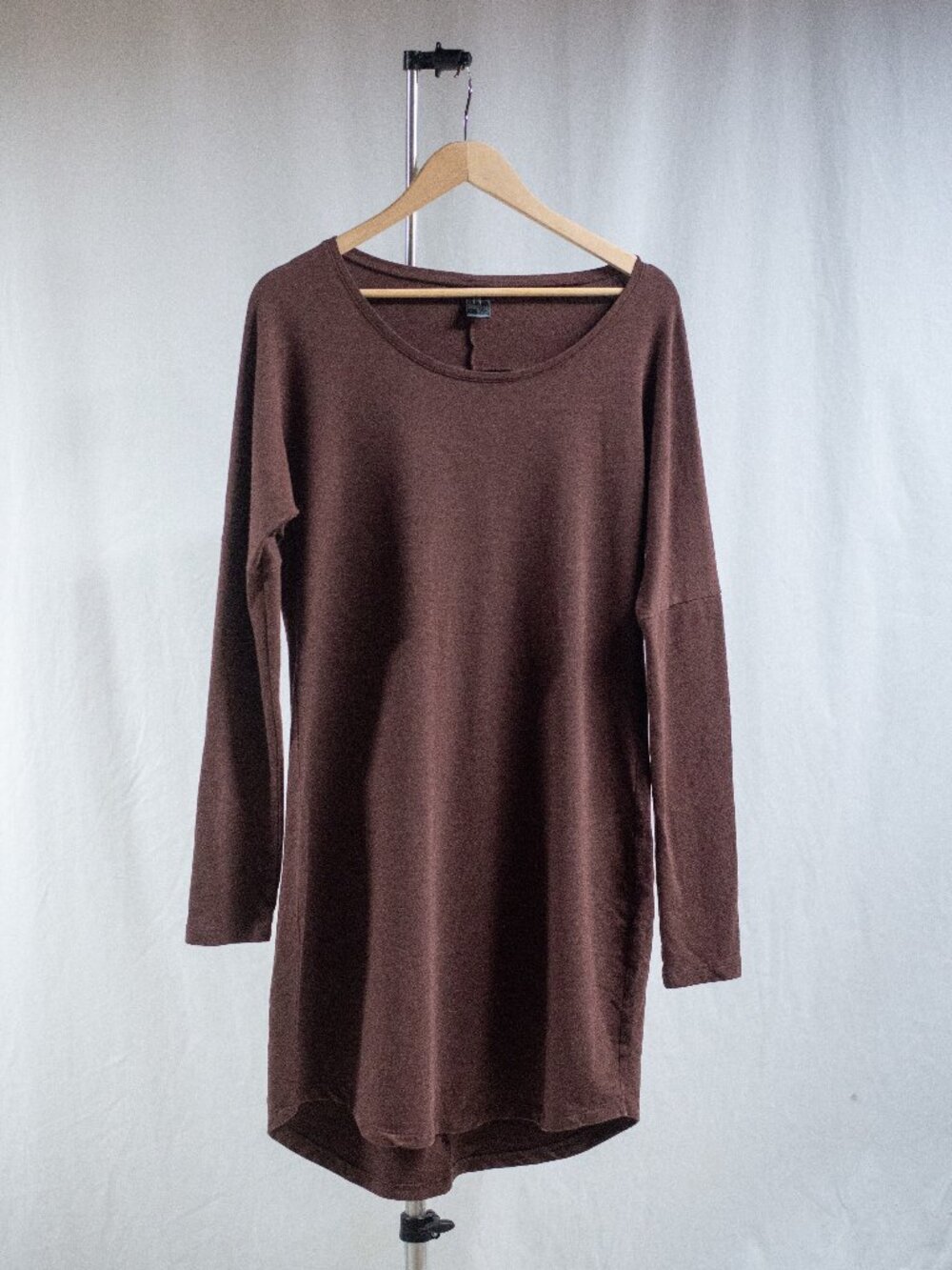 Peruvian Connection Brown Long Sleeve Dress